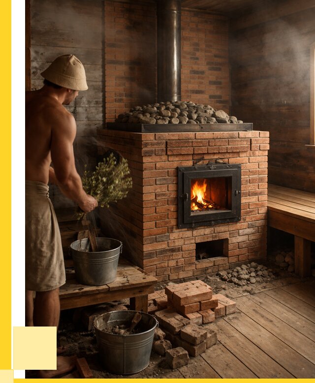 Кирпичные банные печи в Озёрске от 91278 р. | ЭриданОзр