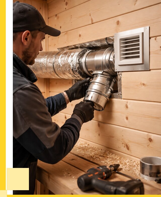 Монтаж вентиляции бани в Озёрске от 12170 р. | ЭриданОзр