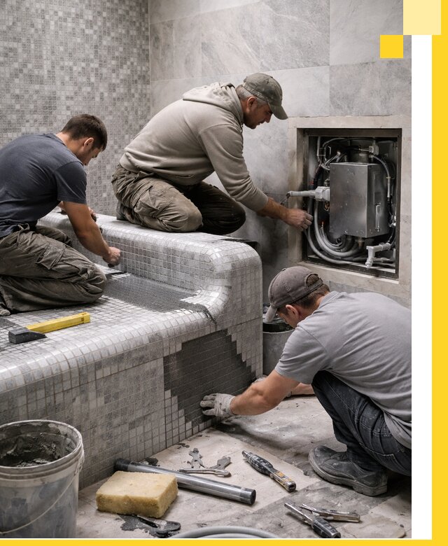 Проекты хамамов под ключ в Озёрске и дизайн и строительство