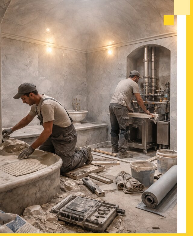 Строительство турецких бань хаммам под ключ в Озёрске