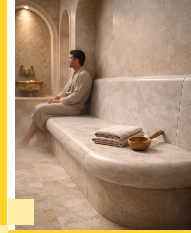 Сиденья для хамама в Озёрске под ключ от 12170 р. | ЭриданОзр