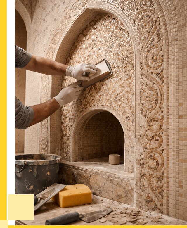 Мозаика для хамама в Озёрске под ключ от 5071 р. | ЭриданОзр